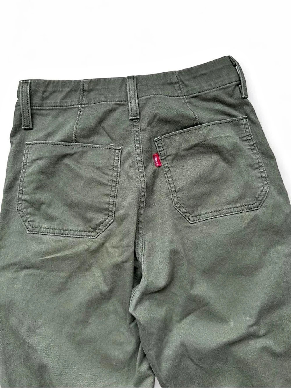 RARE Levi's 80s OG 107 baker pants in Green 26x26 - Picture 3 of 8